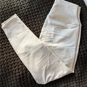 ALO Yoga - High Waist Airbrush Legging - Cream/Bone - S